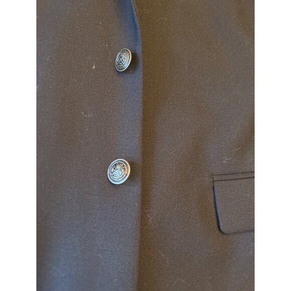 Nordstrom Boys Dark Navy Wool Blend Blazer Size 18 - Picture 2 of 6